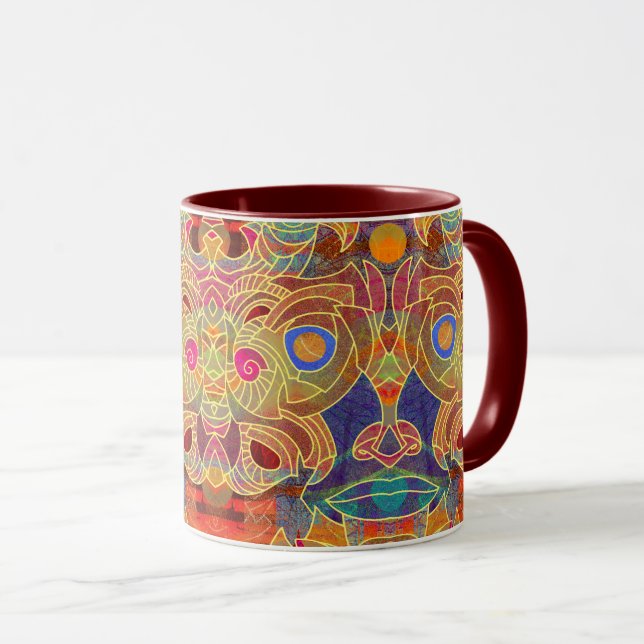 Mother of the Dawn Mask Mug (Front Right)