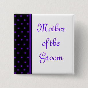 Mother of the Groom 15 Cm Square Badge