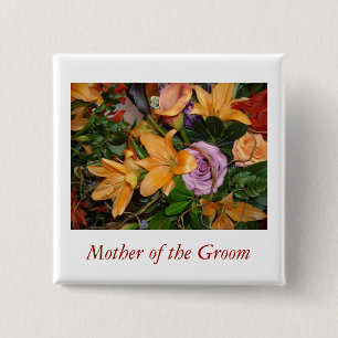 Mother of the Groom 15 Cm Square Badge