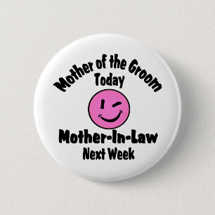 Mother of the Groom 6 Cm Round Badge