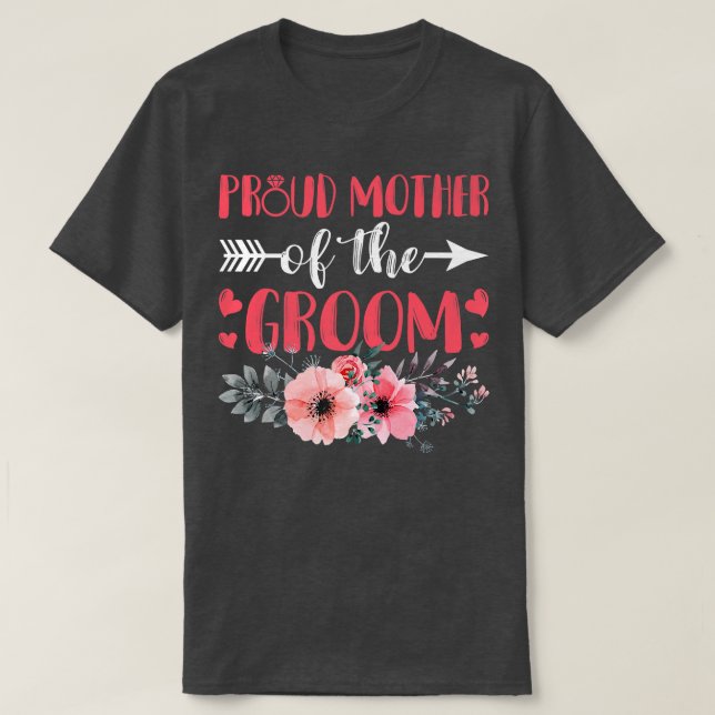 Mother Of The Groom Bachelor Party Grooms Mother M T-Shirt (Design Front)