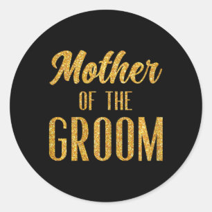 Mother Of The Groom Bachelorette Party Group  Classic Round Sticker