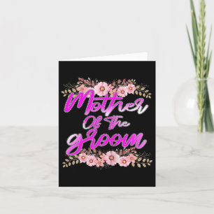 Mother Of The Groom Bachelorette Wedding Party Bri Card