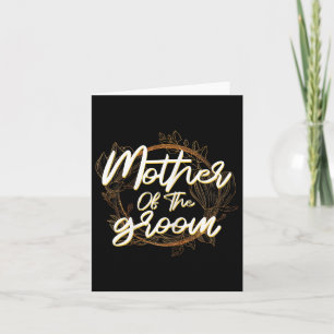 Mother Of The Groom Bachelorette Wedding Party Bri Card