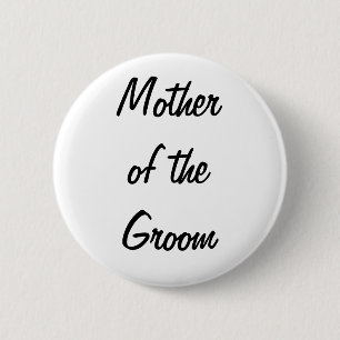 Mother of the Groom Badge