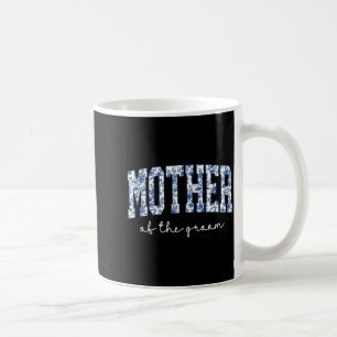 Mother of The Groom Blue Floral Toile Matching Coffee Mug