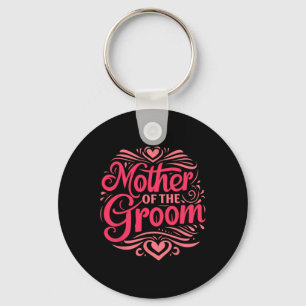 Mother Of The Groom Bridal Party Key Ring