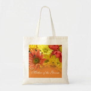 Mother of the groom/bride daisy flower tote bag