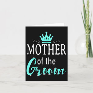 Mother Of The Groom Bride Funny Wedding Squad Bach Card