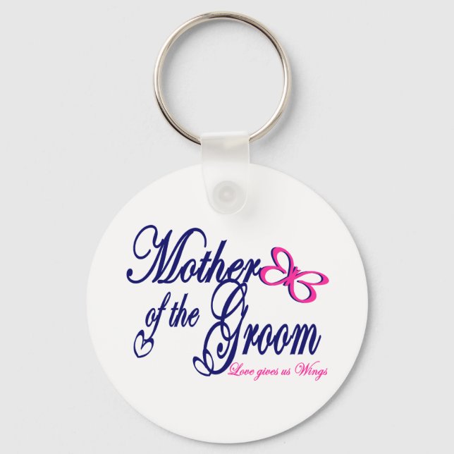 Mother of the Groom/ Butterfly Key Ring (Front)