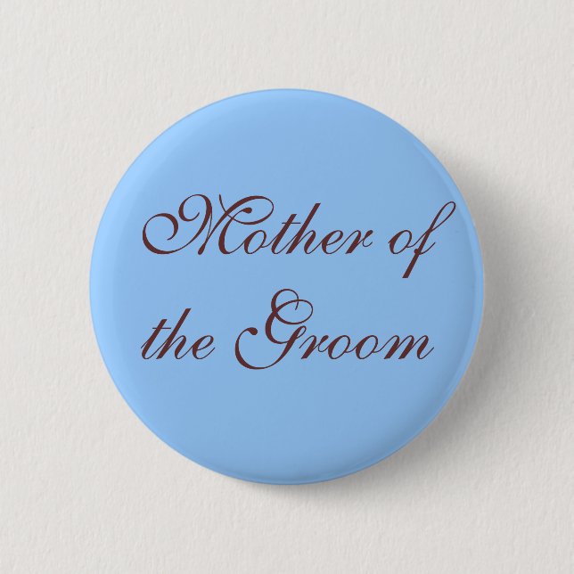 Mother of the Groom  button (Front)