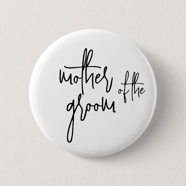 Mother of the groom Button (Front)