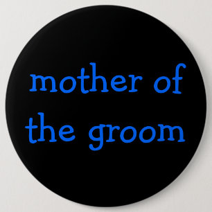mother of the groom button