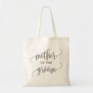 Mother of the Groom, calligraphy, Wedding Gift Tote Bag