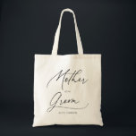Mother Of The Groom Chic Script  Tote Bag<br><div class="desc">Mother of the Groom gift features moder script handwriting calligraphy.</div>