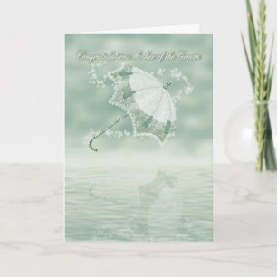 Mother of the Groom Congratulations card with flow