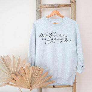Mother of the Groom Cute Script Bridal Party Sweat Sweatshirt