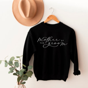 Mother of the Groom Cute Script Bridal Party Sweatshirt