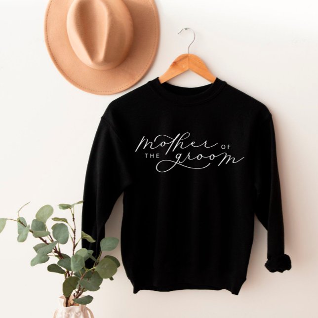 Mother of the Groom Cute Script Bridal Party Sweatshirt (Creator Uploaded)