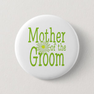 Mother of the Groom/ Daisy 6 Cm Round Badge