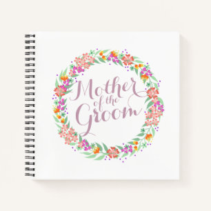 Mother of the Groom Elegant Wedding Guestbook Notebook