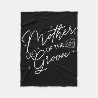 Mother Of The Groom Flowers Family Wedding Party Fleece Blanket
