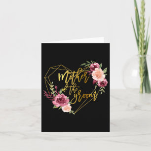 Mother Of The Groom From Bride Bridal Team Matchin Card