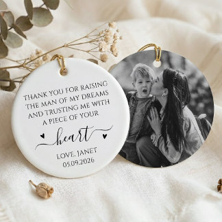 Mother of the Groom Gift from Bride Ceramic Tree Decoration