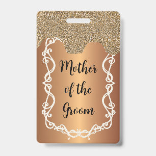 Mother of the Groom Hen Night badge lanyard ID Badge