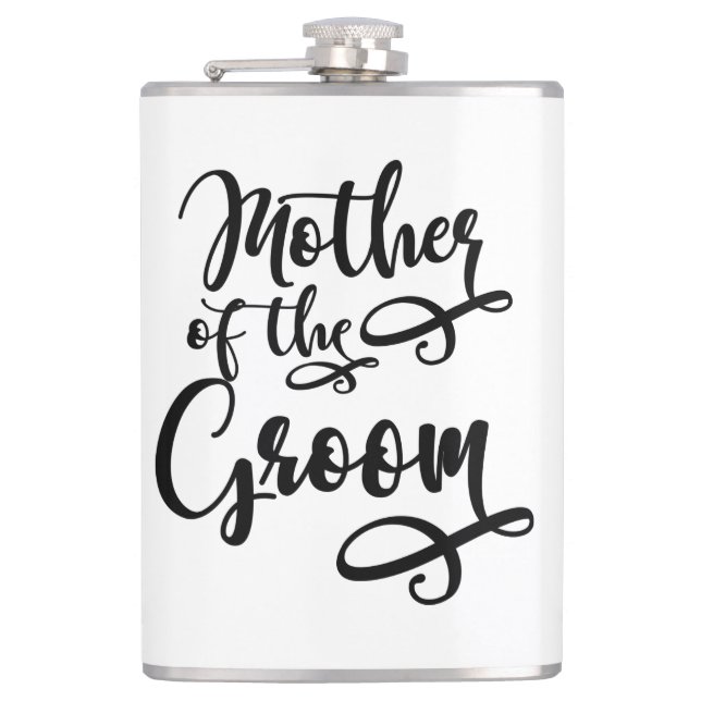 Mother of the Groom Hip Flask (Front)
