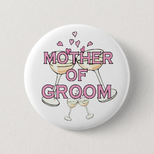 Mother of the Groom ID 6 Cm Round Badge