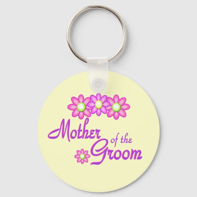 Mother of the Groom Key Ring (Front)