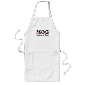 Mother of the Groom (MOG) Tulip Lettering Long Apron