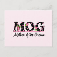 Mother of the Groom (MOG) Tulip Lettering
