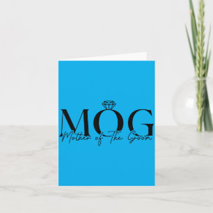 Mother Of The Groom Mog Wedding Mum Mama Cute Card
