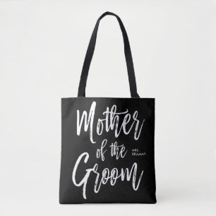 Mother of the Groom Script Style Custom Wedding Tote Bag