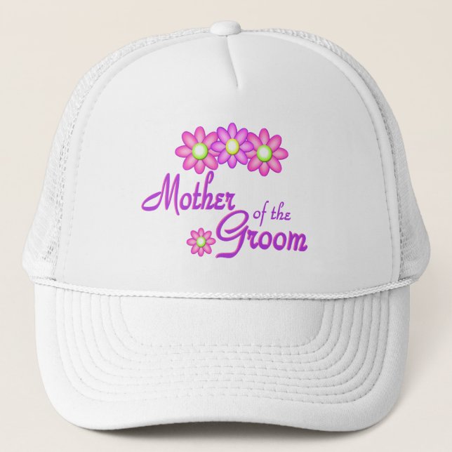 Mother of the Groom Trucker Hat (Front)