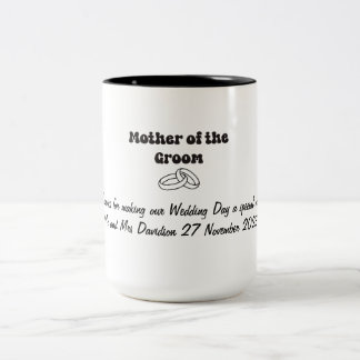 Mother of the Groom Two-Tone Coffee Mug