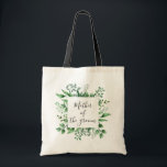 Mother of the groom. Watercolor greenery wedding Tote Bag<br><div class="desc">Watercolor greenery wedding tote bag "Mother of the groom". Please contact me if you need additional items.</div>