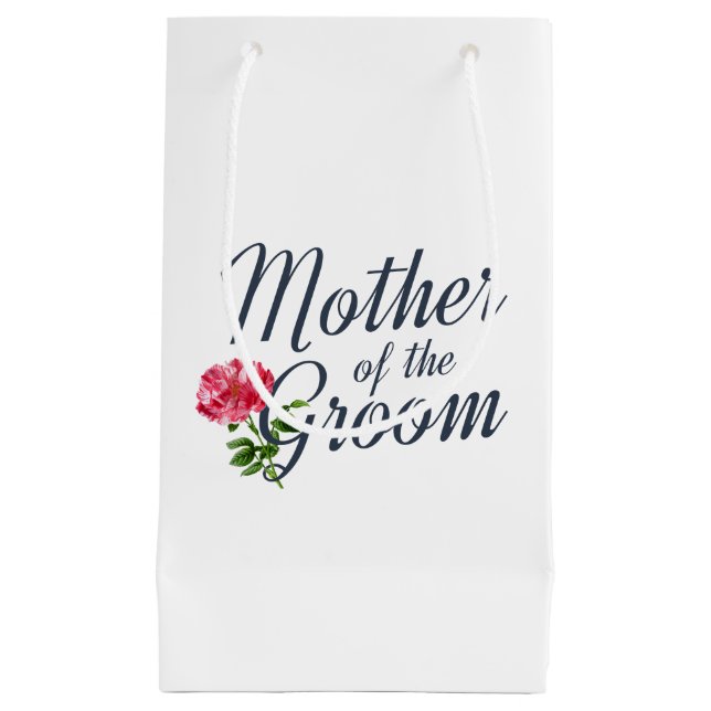 Mother of the Groom Wedding Calligraphy | Gift Bag (Front)