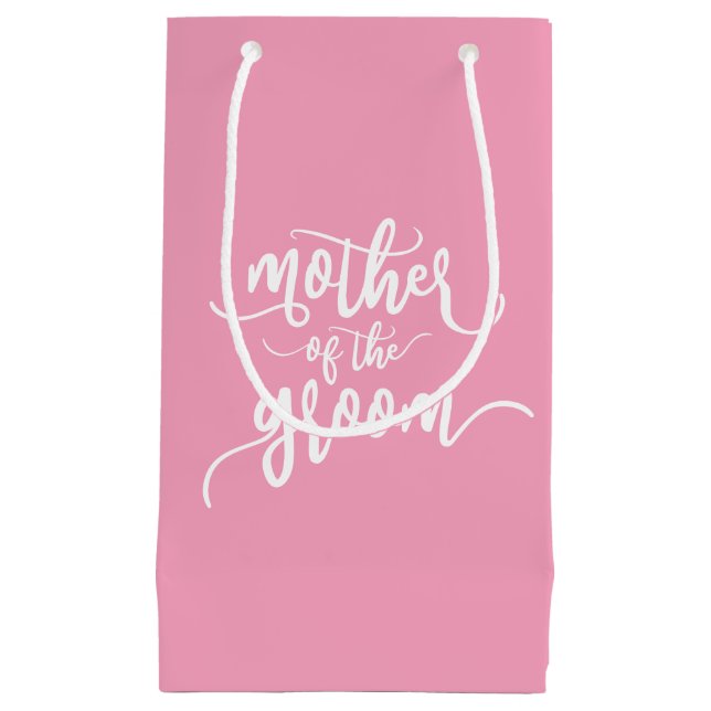 Mother of the Groom Wedding Calligraphy | Gift Bag (Front)
