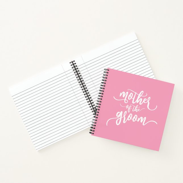 Mother of the Groom Wedding Calligraphy | Notebook (Inside)