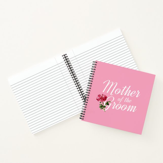 Mother of the Groom Wedding Calligraphy | Notebook (Inside)