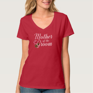 Mother of the Groom Wedding Calligraphy   T-Shirt