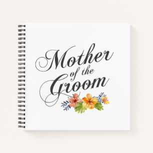 Mother of the Groom Wedding   Guestbook Notebook