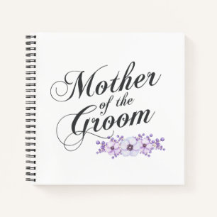 Mother of the Groom Wedding Guestbook Notebook