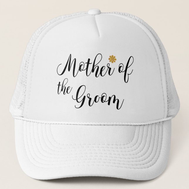 Mother of the Groom-Wedding party Trucker Hat (Front)