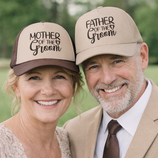 Mother of the Groom Wedding Party Trucker Hat (Creator Uploaded)