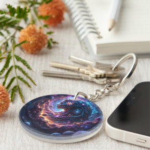 Mother of the Universe – She Who Dreams the Stars. Key Ring