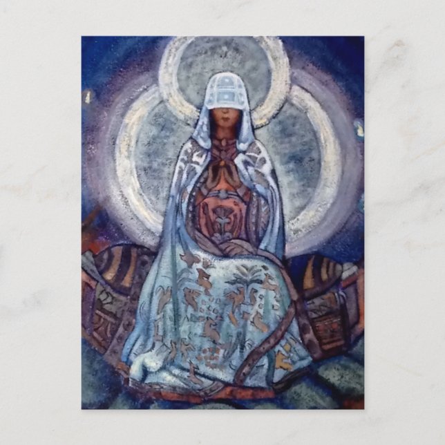 “Mother of the World” by Nicholas Roerich Postcard (Front)